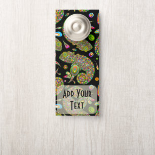 Colgador Para Puertas Fantasía psicodélica de Chameleon