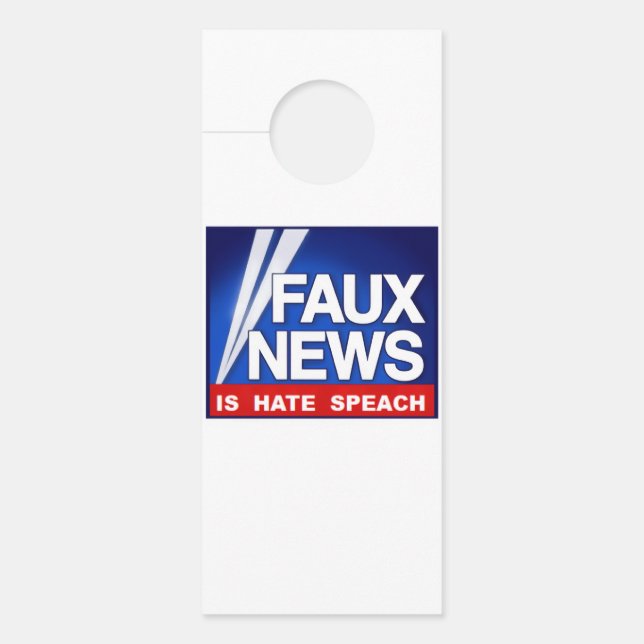 Colgador Para Puertas Faux News (Anverso)