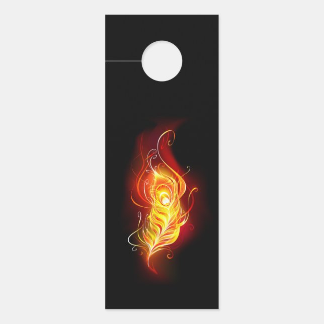Colgador Para Puertas Feather Peacock (Anverso)