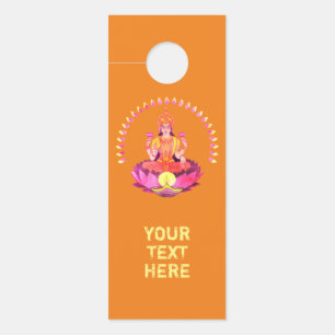 Colgador Para Puertas Feliz Diwali - Deepalavi Diosa Lakshmi 1