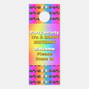 Colgador Para Puertas Fiesta Alégrate Es Un Cumpleaños Feliz