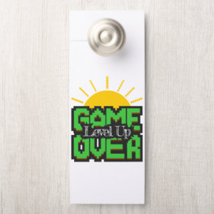 Colgador Para Puertas Fin del juego, revive los juegos retro con, nivela