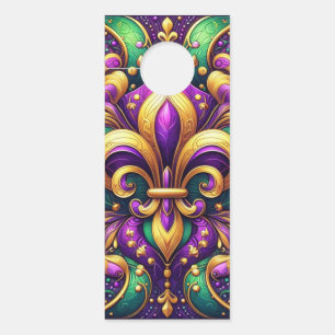 Colgador Para Puertas fleur de lis mardi gras