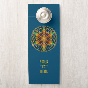 Colgador Para Puertas FLOR DE LA VIDA - Flor fractal 1