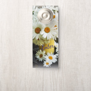 Colgador Para Puertas Flor de margaritas de verano Percha de puerta