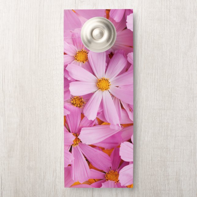 Colgador Para Puertas Flores Rosadas (En pomo)