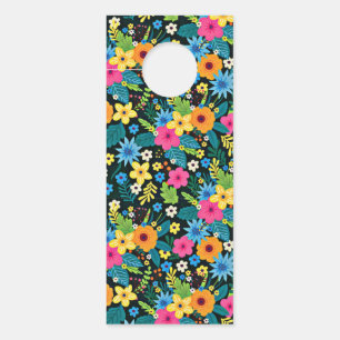 Colgador Para Puertas Flores Vibrantes Ditsy Patrón Floral-43785