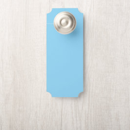 Colgador Para Puertas Fondo azul claro sólido de color uniforme
