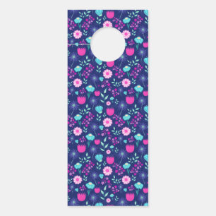 Colgador Para Puertas Fondo con patrón floral lindo