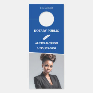 Colgador Para Puertas Foto del notario Personalizado público
