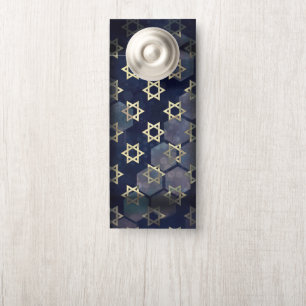 Colgador Para Puertas Fuerte vibra de Hanukkah de SlipperyJoe's estrella