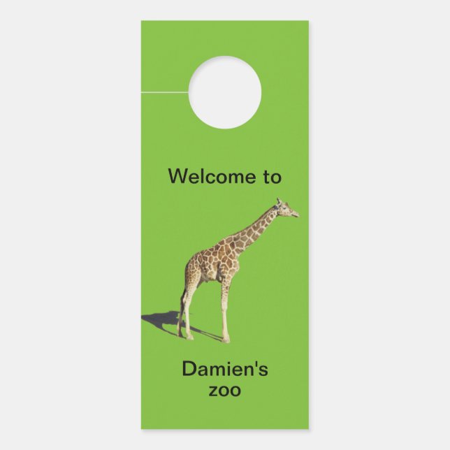 Colgador Para Puertas Giraffe (Anverso)