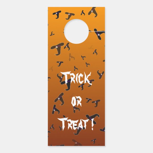 Colgador Para Puertas Gorras de Brujas de Halloween (Reverso)