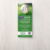 Green Your Logo QR Code Business Name Photo Promo
