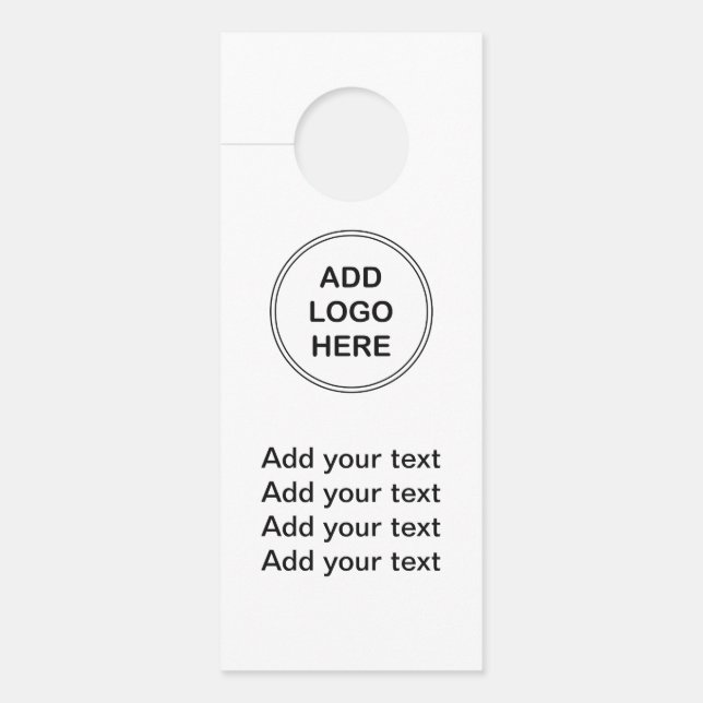 Colgador Para Puertas Hacer sus propios peligros de puerta promocional (Anverso)