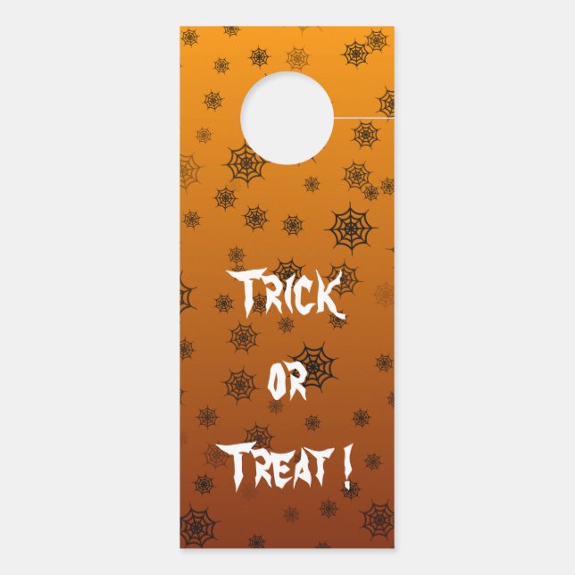 Colgador Para Puertas Halloween Spider Web (Reverso)
