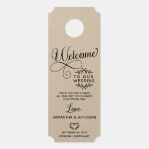 Colgador Para Puertas Hangers de la puerta del Boda ruso