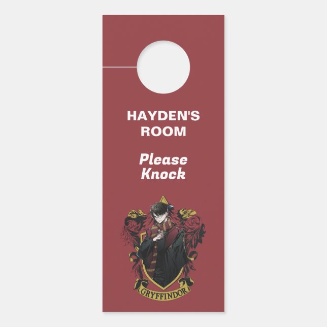 Colgador Para Puertas HARRY POTTER™ | Escudo Anime HARRY POTTER™ (Anverso)