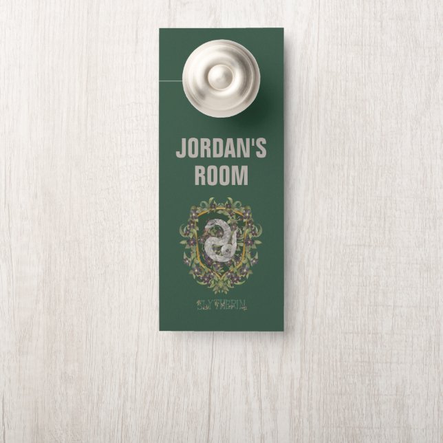 Colgador Para Puertas HARRY POTTER™ | Escudo SLYTHERIN™ (En pomo)