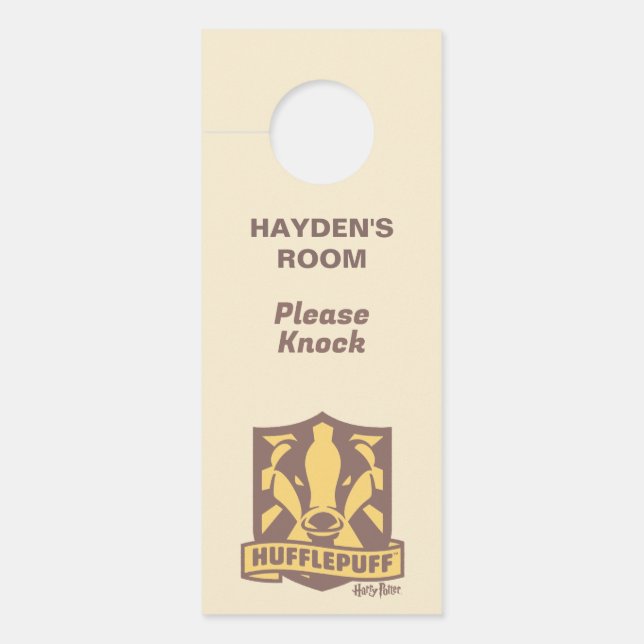 Colgador Para Puertas HARRY POTTER™ | Escudo Summer Magic HUFFLEPUFF™ (Anverso)