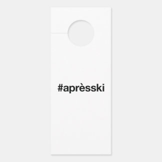 Colgador Para Puertas Hashtag de SKI de APRES