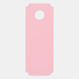 Colgador Para Puertas Hoja mínima de Rótulo de la puerta colgante rosa R