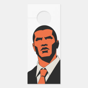 Colgador Para Puertas Hombre misterioso mira