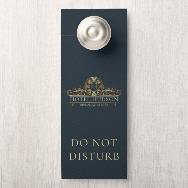 Colgador Para Puertas Hotel de lujo Branding (En pomo)