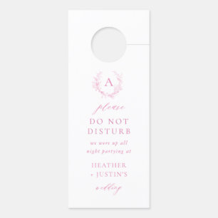 Colgador Para Puertas Hotel Victoriano Toile Pink Boda