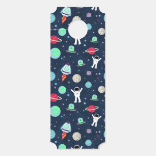 Colgador Para Puertas Ilustración de patrón espacial