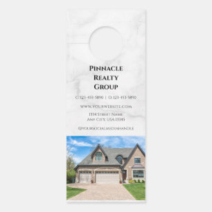 Colgador Para Puertas Invitación de Casa Abierta Granjas de Bienes Raíce