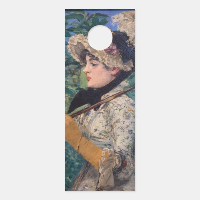 Colgador Para Puertas Jeanne (Primavera) De Édouard Manet (Anverso)