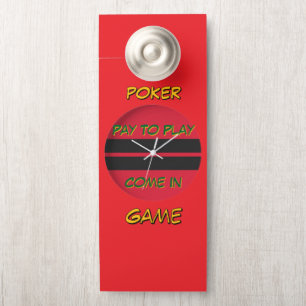 Colgador Para Puertas Juego de póquer Pagar para jugar