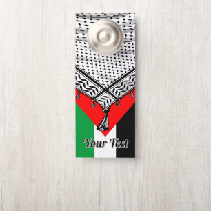 Colgador Para Puertas Keffiyeh palestino Scarf tejido tradicional