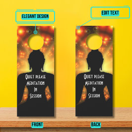 Colgador Para Puertas La Mentalidad Del Autocuidado No Perturba El Rótul