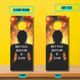 Colgador Para Puertas La Mentalidad Del Autocuidado No Perturba El Rótul