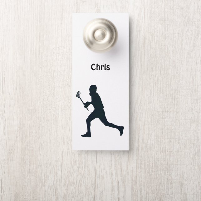 Colgador Para Puertas Lacrosse personalizado (En pomo)