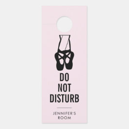 Colgador Para Puertas Las Zapatillas de ballet negro no molestan