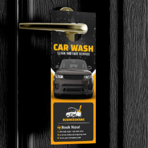 Colgador Para Puertas Lavado de Coche Amarillo Detallado de Auto Lavado 