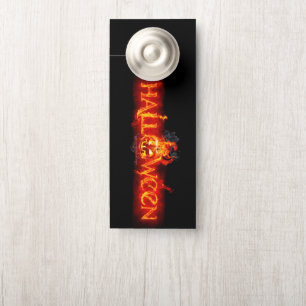 Colgador Para Puertas Letras ígneas masivas de SlipperyJoe's Halloween c