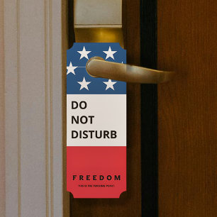 Colgador Para Puertas Libertad Un verdadero patriota