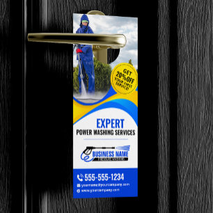Colgador Para Puertas Limpieza de Casas con Lavado a Presión Azul Amaril