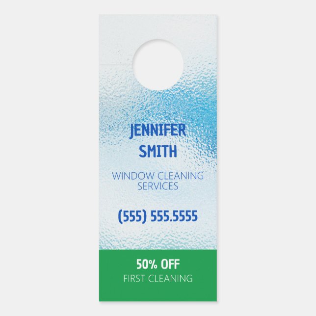 Colgador Para Puertas Limpieza de ventanas (Anverso)