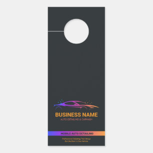 Colgador Para Puertas Limpieza y Detallado de Autos Personalizado