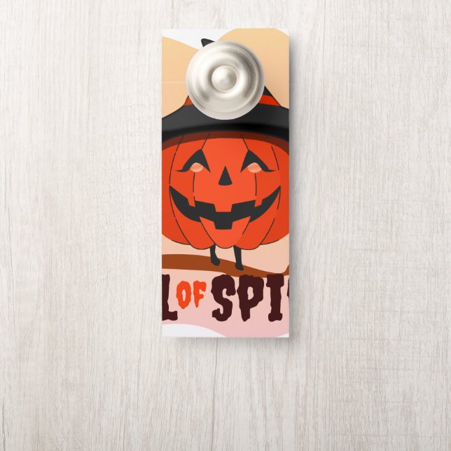 Colgador Para Puertas Llamado de Espíritu de Halloween (En pomo)