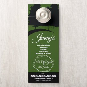 Colgador Para Puertas Logotipo B del árbol de negocios de los servicios