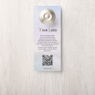 Colgador Para Puertas Logotipo profesional Código QR Información del Hot