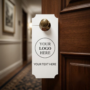 Colgador Para Puertas Logotipo promocional personalizado - Sin pedido mí
