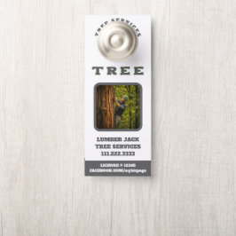 Colgador Para Puertas *~* Lumber Jack Tree Services QR Puerta
