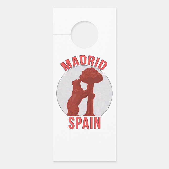 Colgador Para Puertas Madrid España (Anverso)